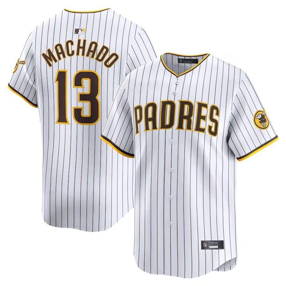 PersonalizedSan Diego Padres , Custom Name & Number, #13 Manny Machado Limited Player Jersey Gift