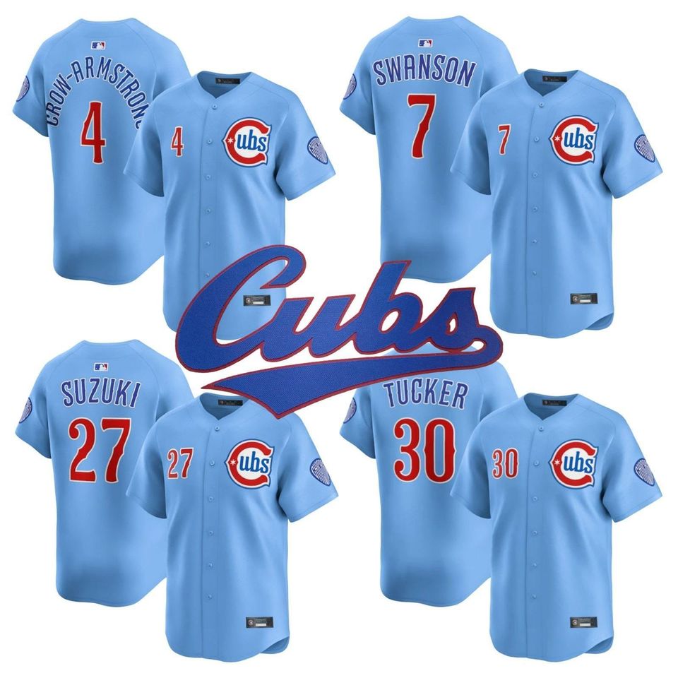 Personalized Major League Chicago Cubs , Custom Name & Number, 2025 City Connect Limited Jersey Gift