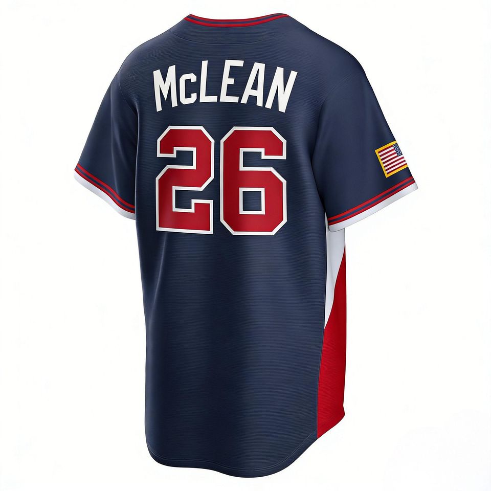 USA Baseball Nolan McLean Road Stadium Jersey,Navy 2026 World Baseball Classic