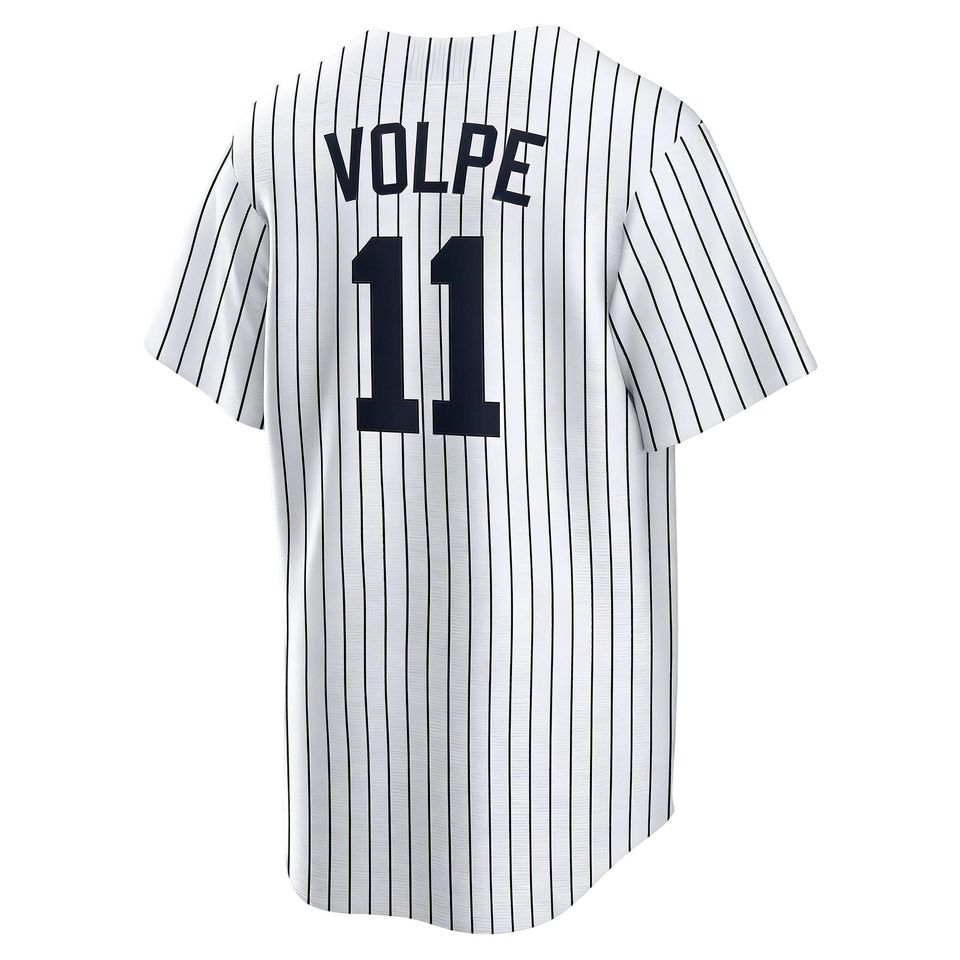 Anthony Volpe New York Baseball Jersey,White Home Limited Player Shirt Man/Youth size,Custom Jersey