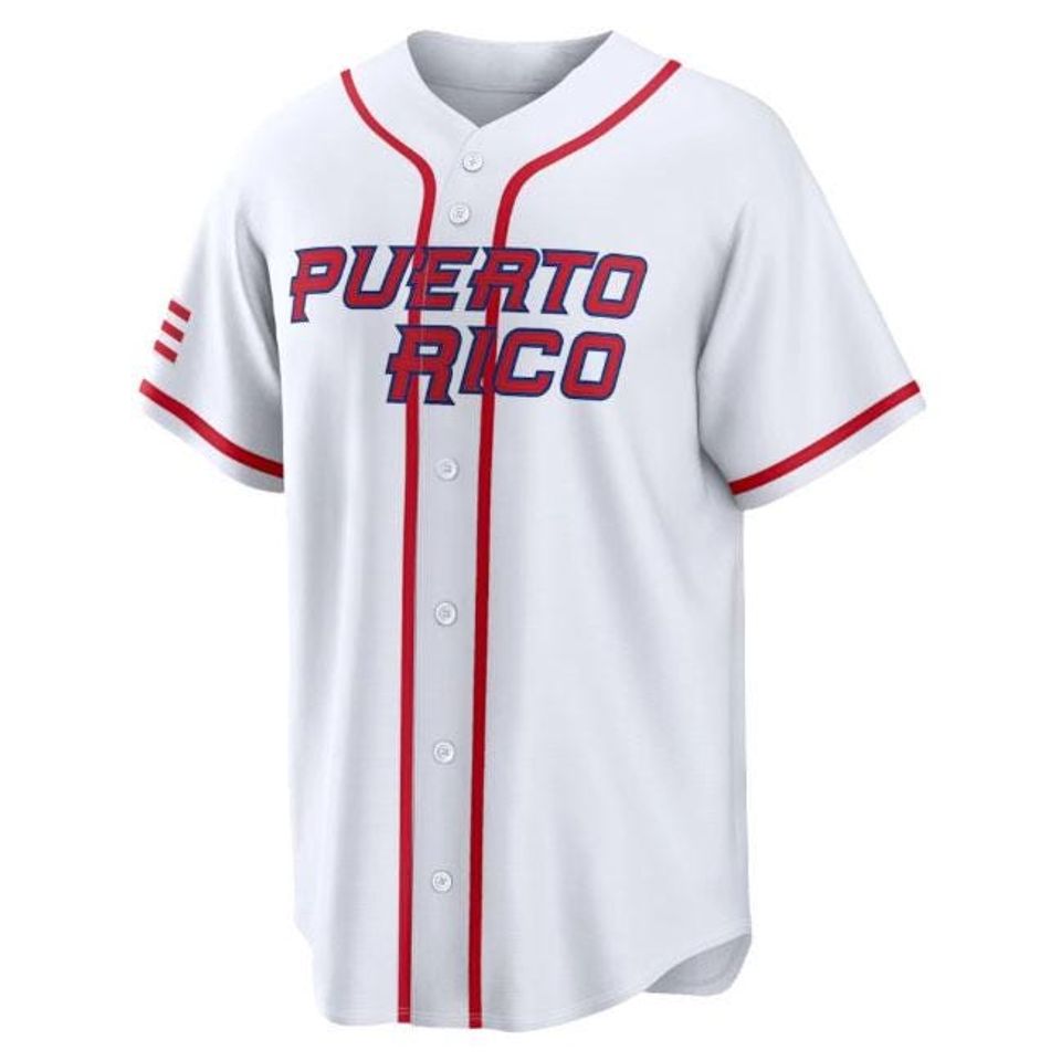 Martn Maldonado Jersey,Puerto Rico White 2026 World Baseball Classic