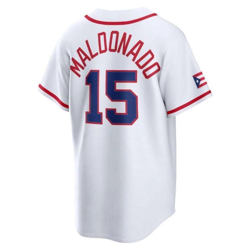 Martn Maldonado Jersey,Puerto Rico White 2026 World Baseball Classic