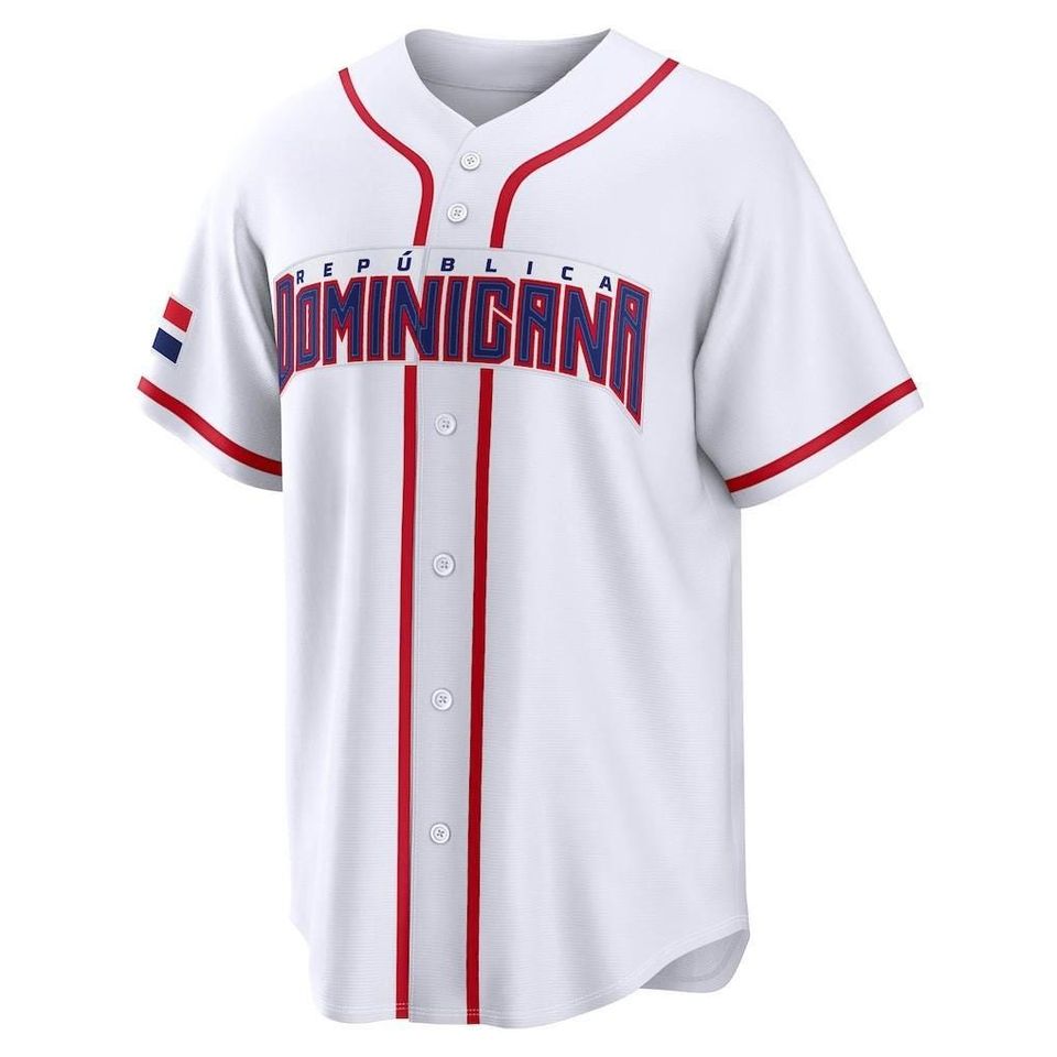 Jeremy Pea Dominican Republic Jersey,White 2026 World Baseball Classic
