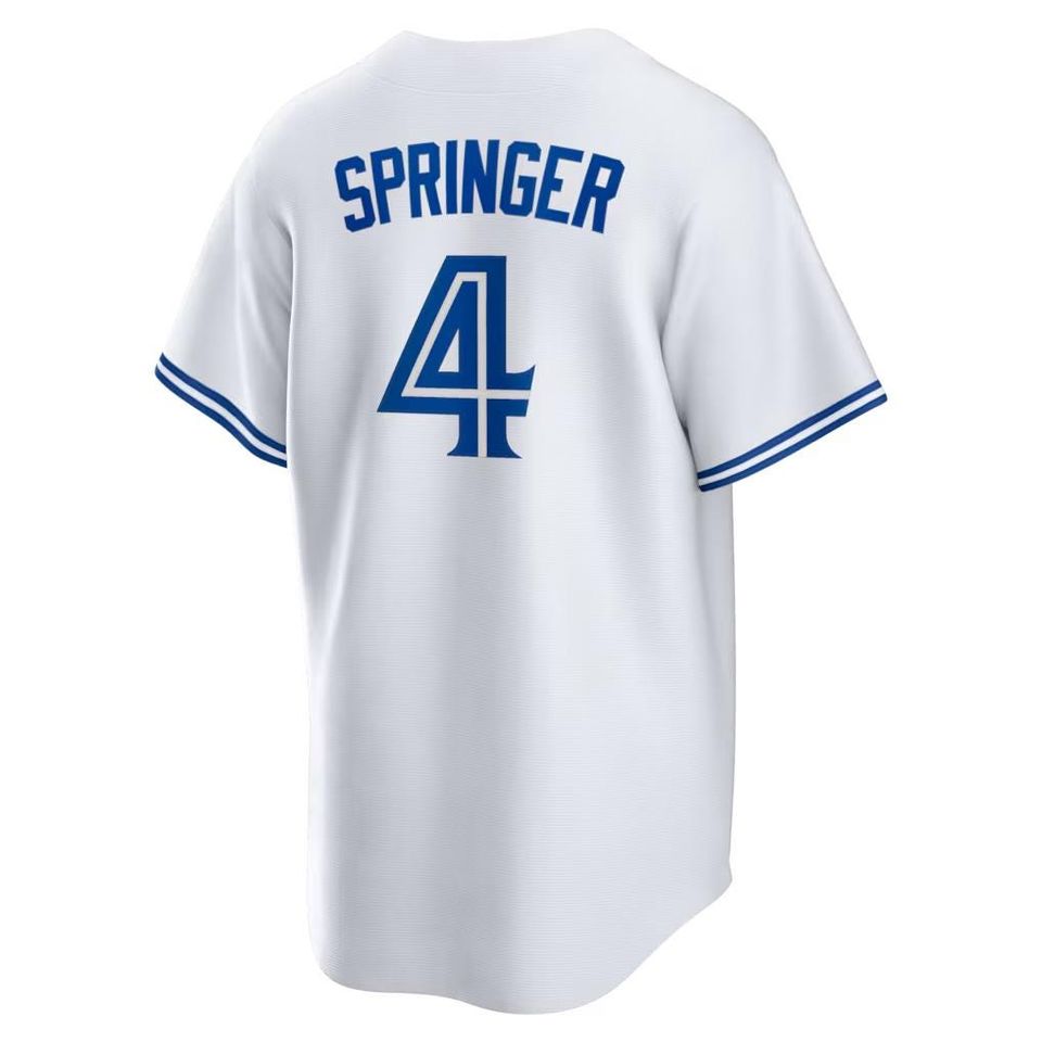 Boston  Baseball Jersey # 4 George Springer,Men's/Youth White 2026