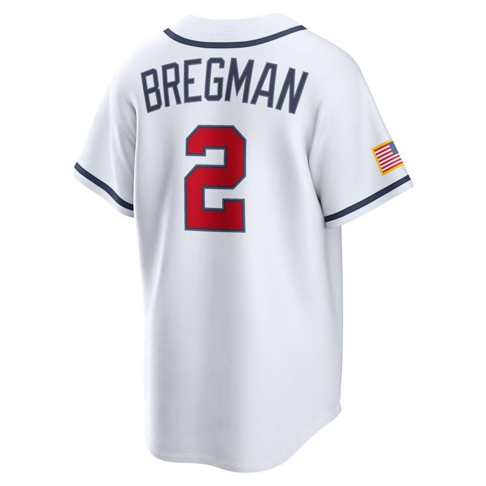 USA Baseball Jersey #2 Alex Bregman,Men's/Youth White 2026 World Baseball Classic