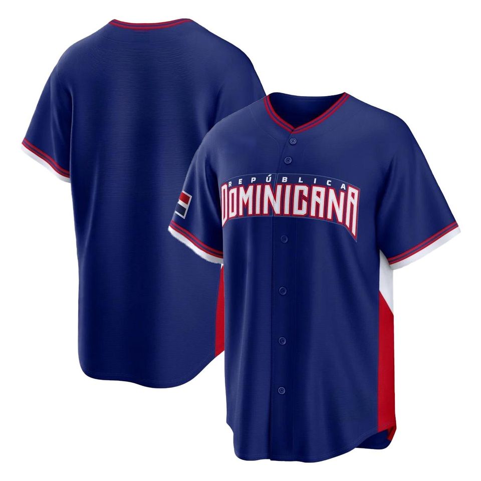 Dominican Republic 2026 World Baseball Classic Royal/White Shirt