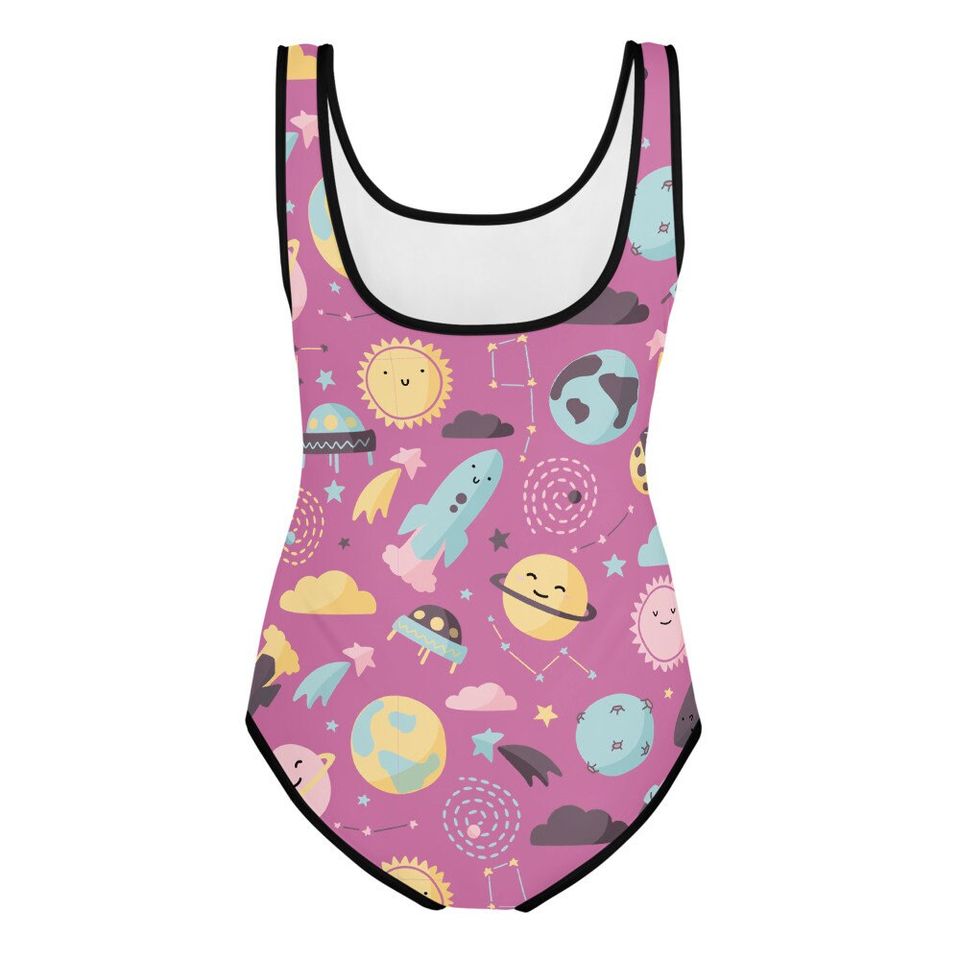 Spaceships, Planets & Stars One-piece Swimsuits