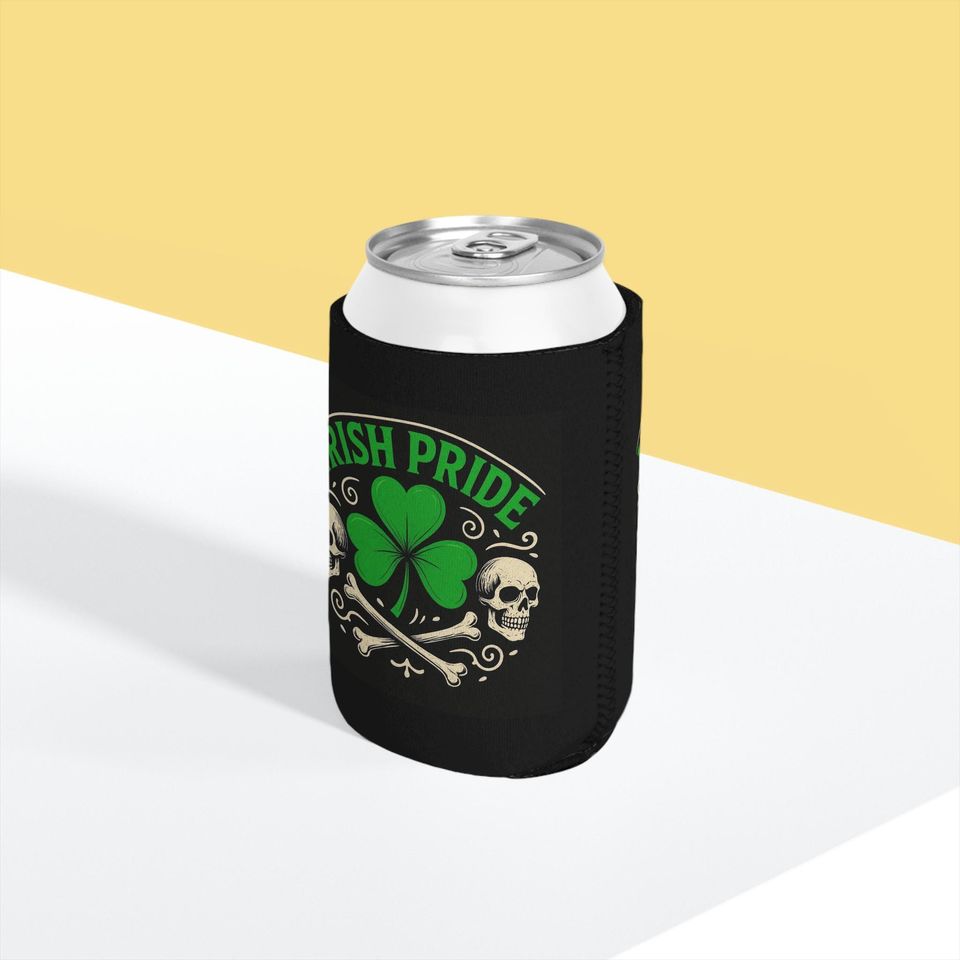 Irish Pride Shamrock Can Cooler