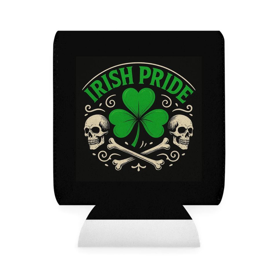 Irish Pride Shamrock Can Cooler