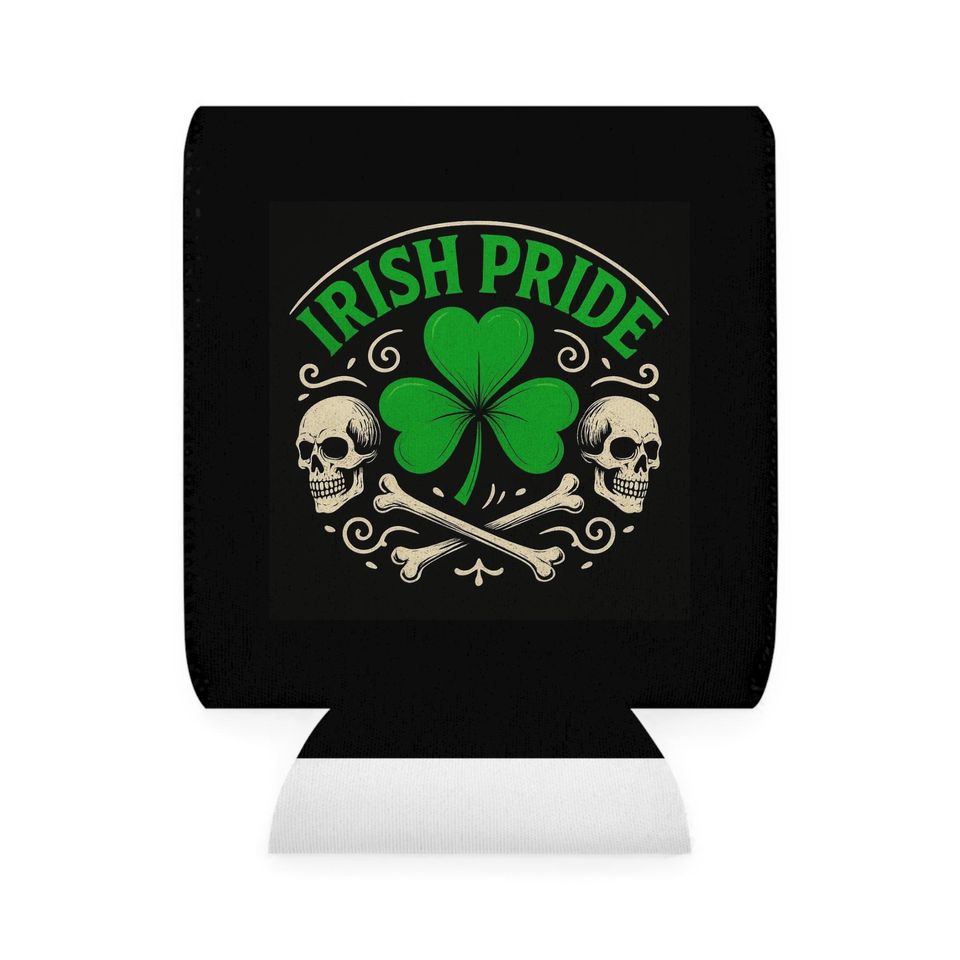 Irish Pride Shamrock Can Cooler