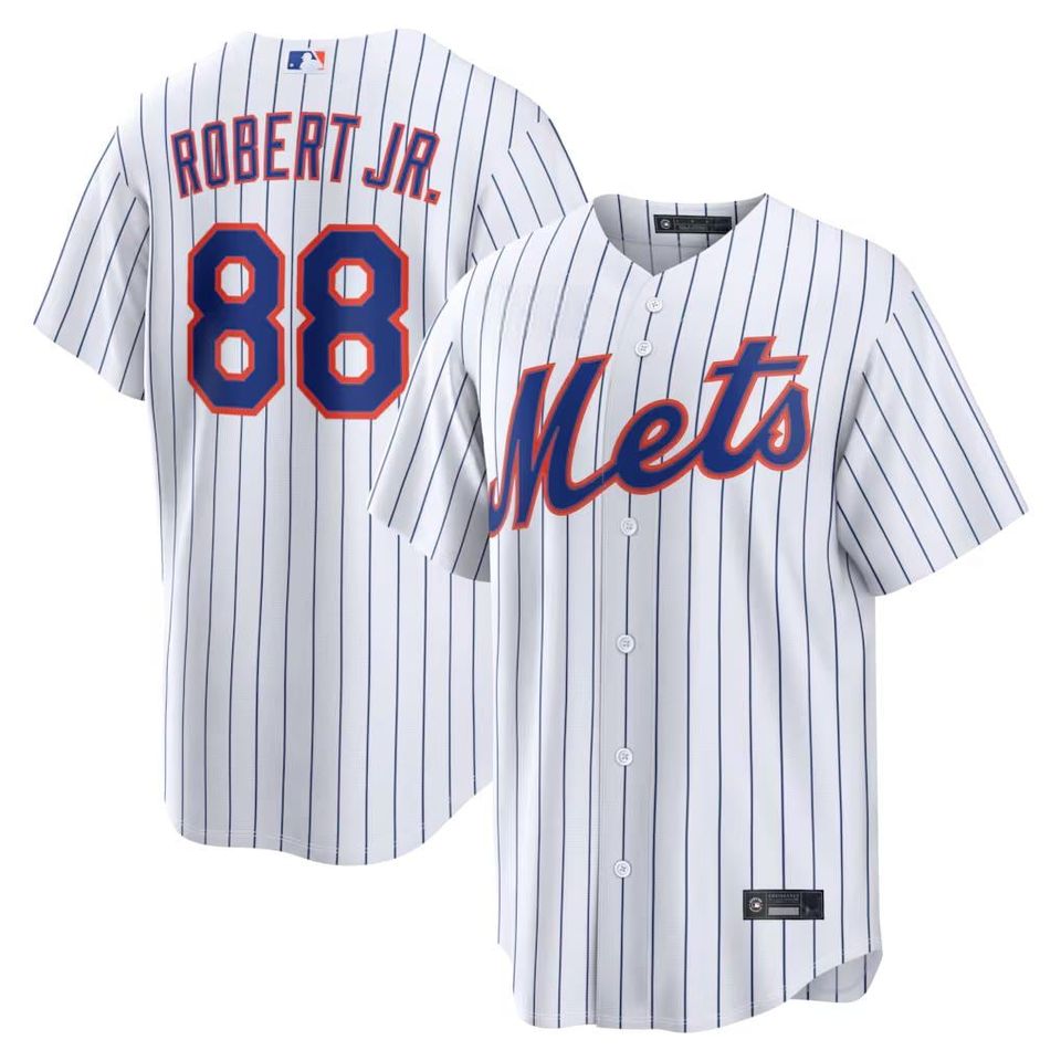 Personalized New York Mets White Jersey, Custom Name Number, Embroidered Gift