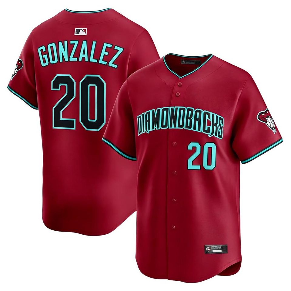 Personalized Arizonna Diamondbacks Crimson Baseball Jersey, Custom Name & Number