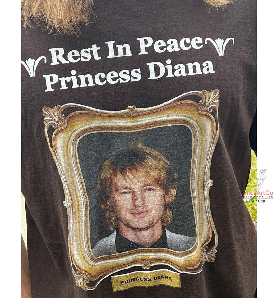 RIP Princess Diana Owen Wilson Shirt