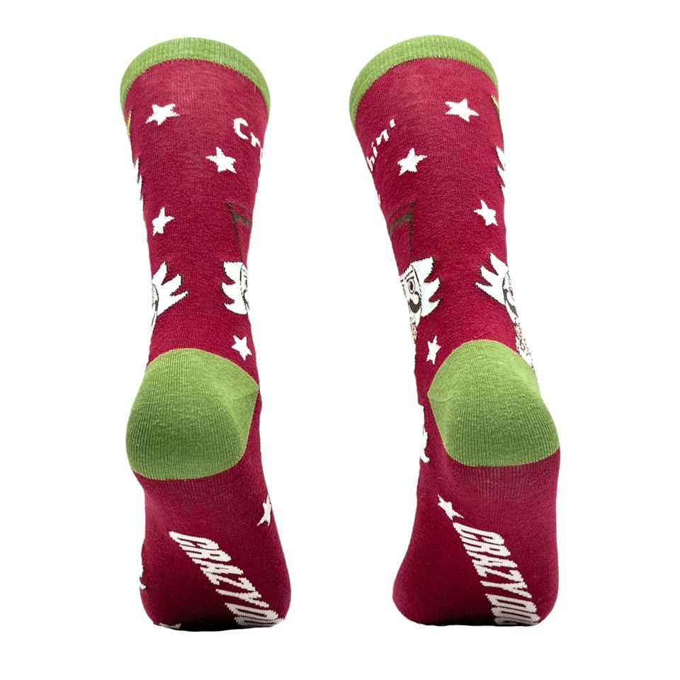 Funny Nutcracker Christmas Socks, Festive Unisex Socks