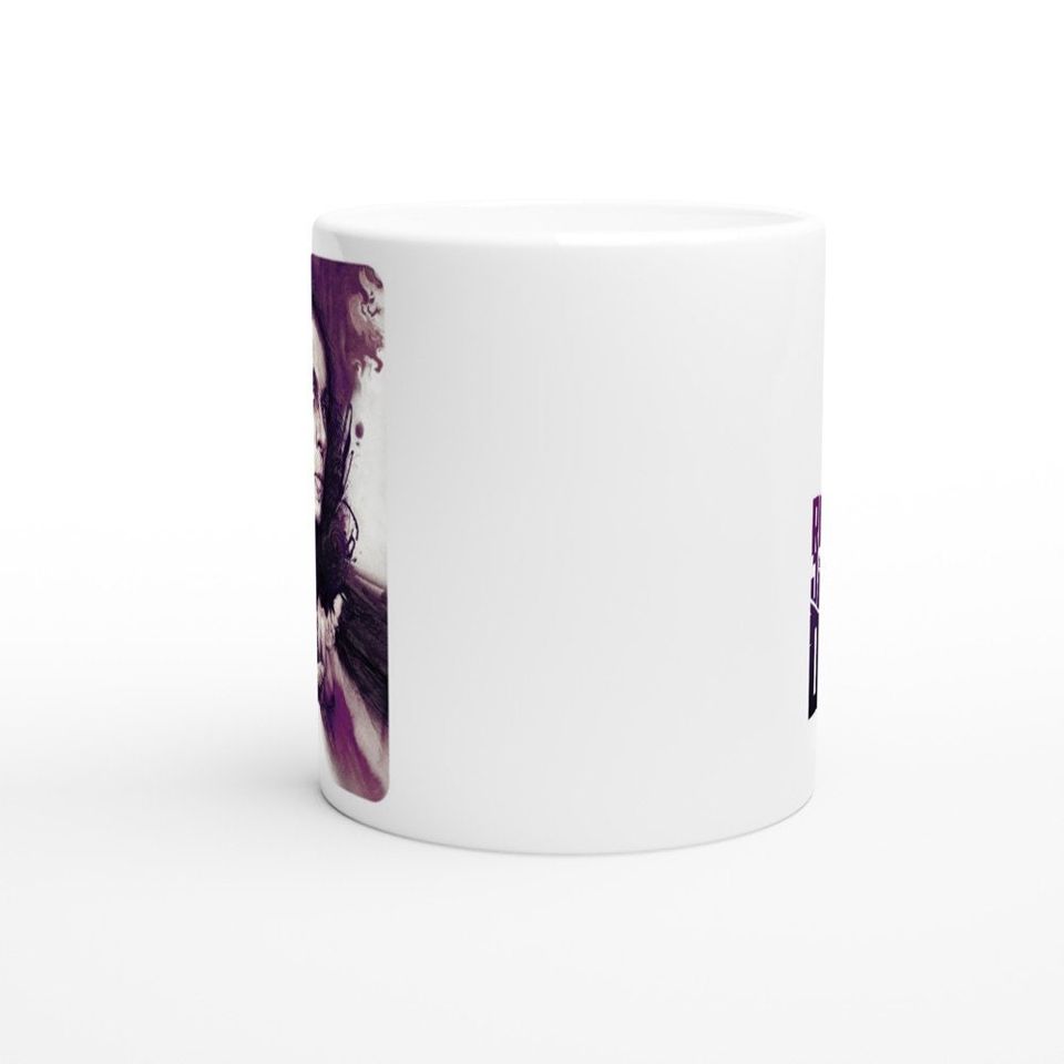 Black Sabbath Ronnie James Dio Art Ceramic Mug - Rock and Roll Coffee Cup
