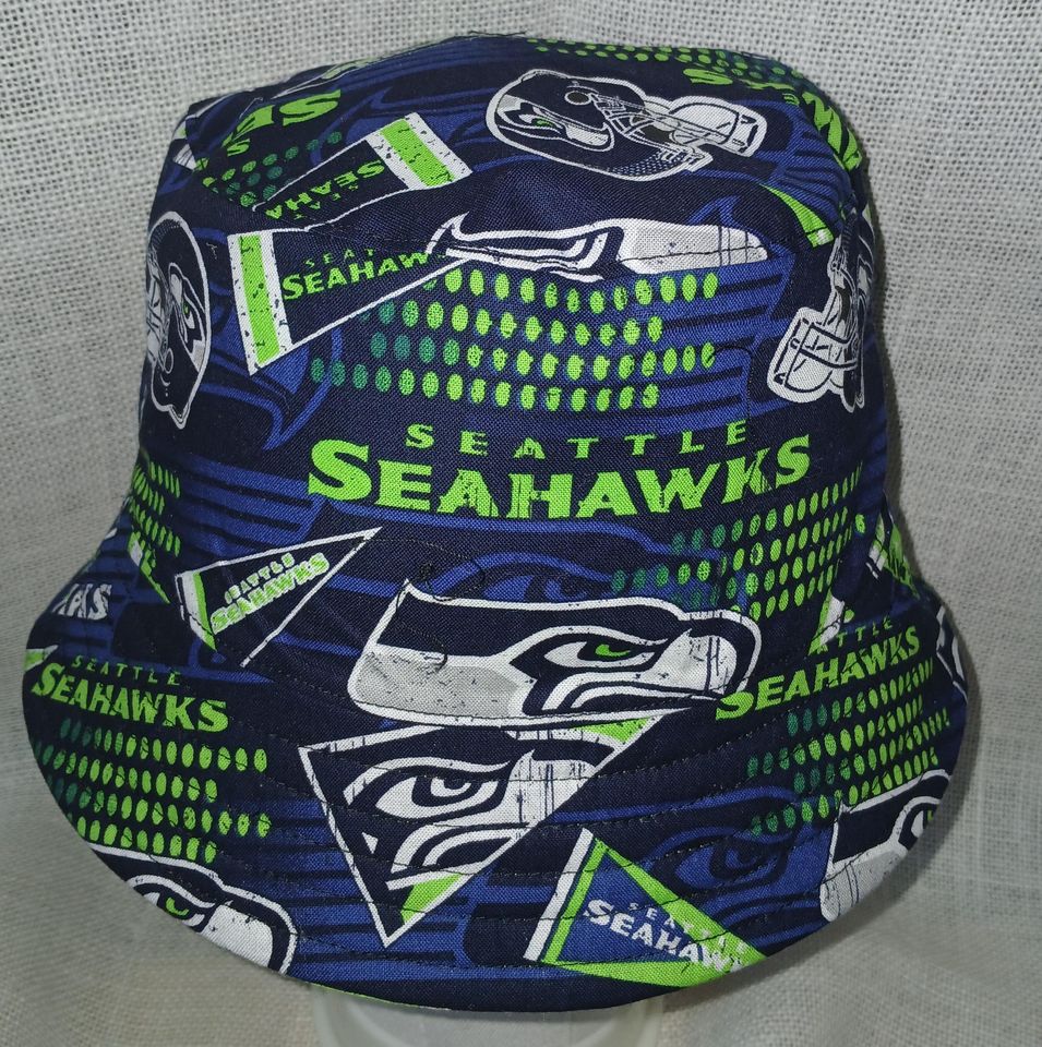 Seahawks Bucket Hat, Seahawks Team Football Hat, Seahawks Game Day Football Hat, Seahawks Sports Gifts
