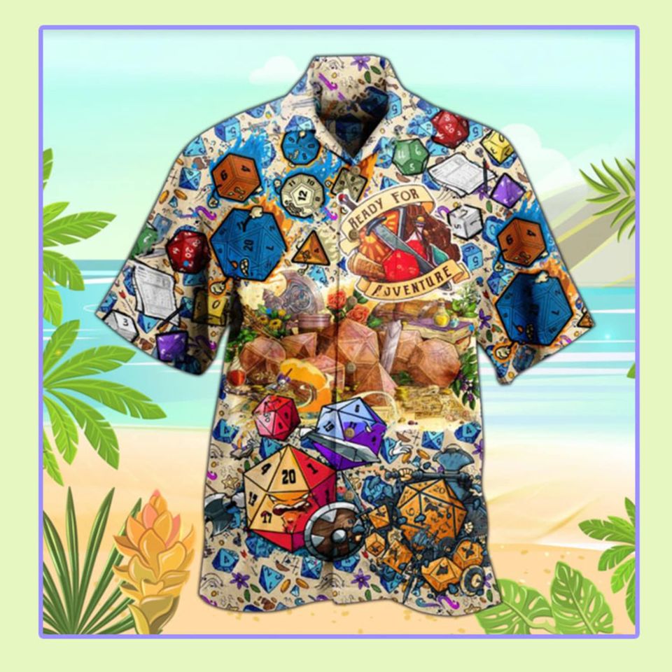 Dungeons and dragons ready for aventure hawaiian shirt