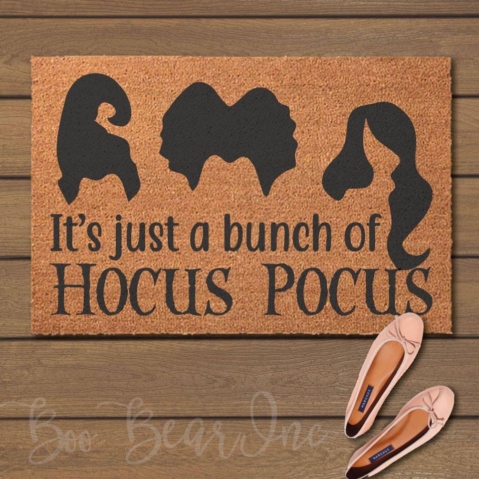 Hocus Pocus Doormat - Welcome Mats- Fun Doormats - Fall Door Mats