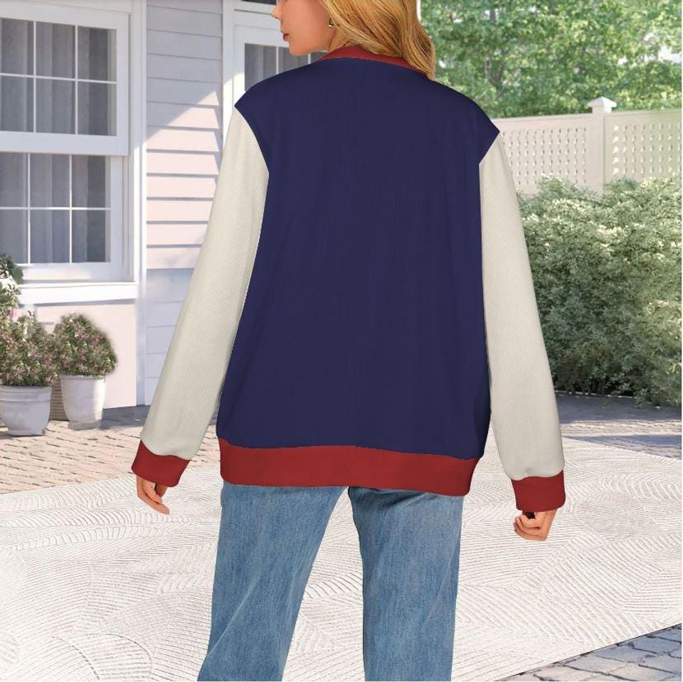 Captain America Cardigan | Steve Rogers Sweater | Marvel Inspired Button Up | Fandom Gift