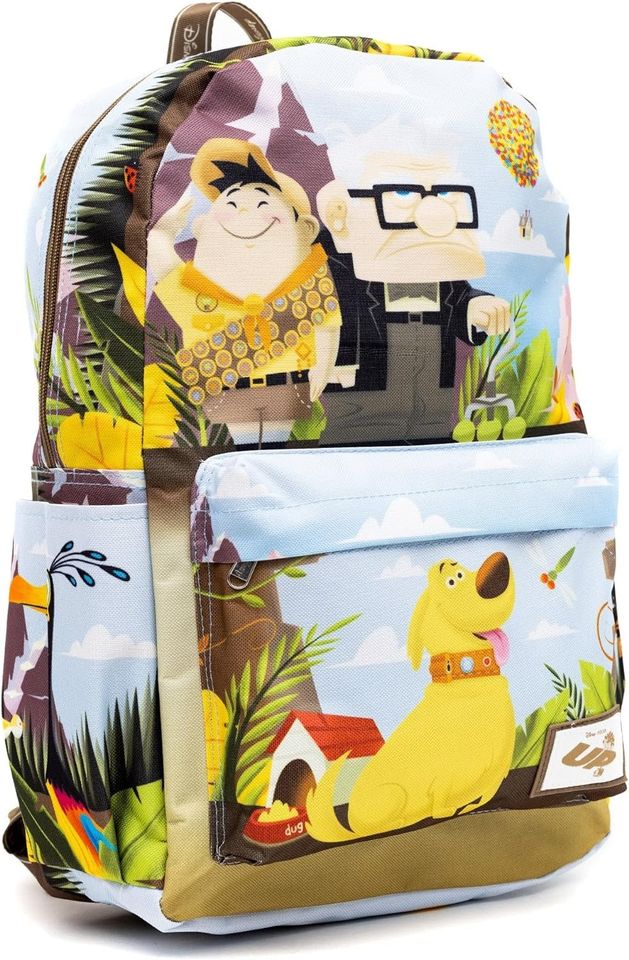 Personalized Disney Up Carl Fredricksen Russell DugBackpack, Disney Backpack, Gift For Back to School