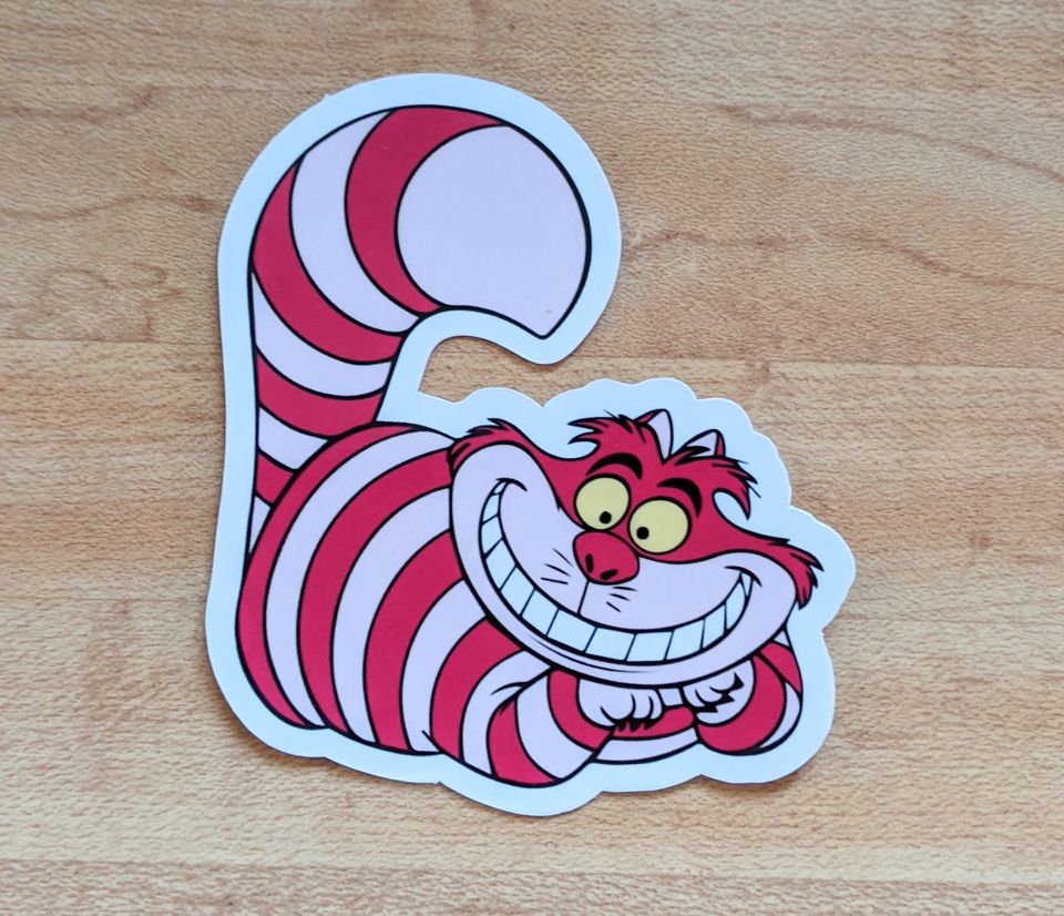 Cheshire Cat Sticker, Disney Cheshire Cat Sticker Decal