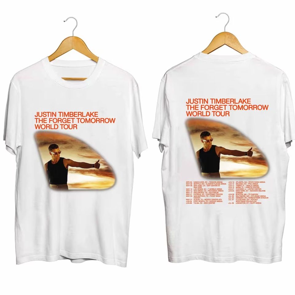 Justin Timberlake Spring and Summer 2024 Tour Shirt