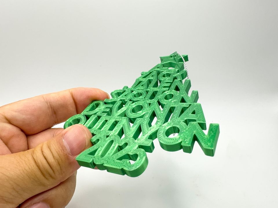 2025 Philadelphia Eagles 3D Printed Christmas Tree Ornament