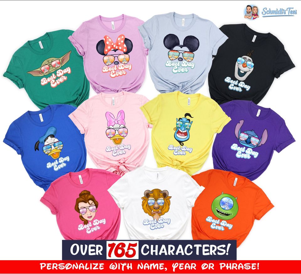 Best Day Ever Custom Disney Princess Shirts, Disneyworld Shirts