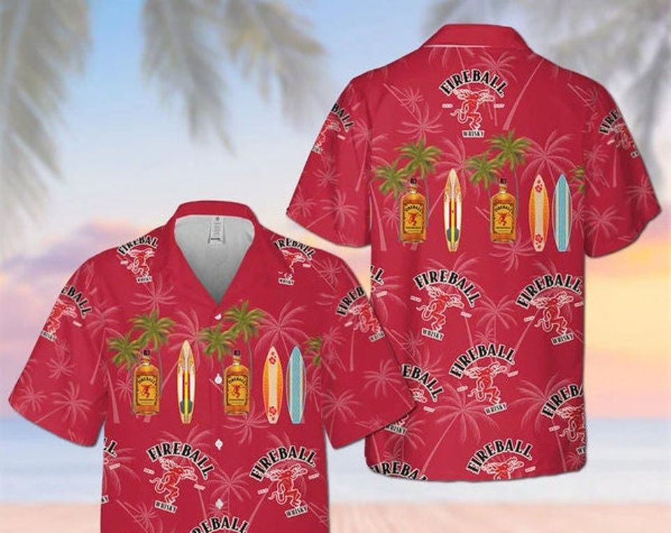 Palm Trees Hawaii Fireball Hawaii Shirt