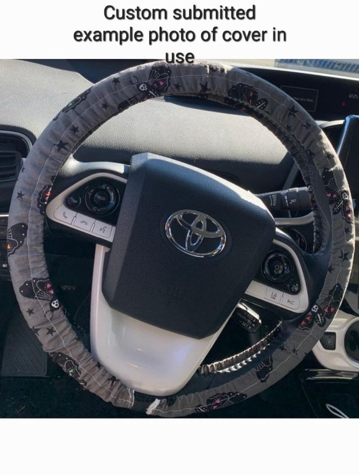 NBC Steering Wheel Cover made with Licensed Disney Fabric