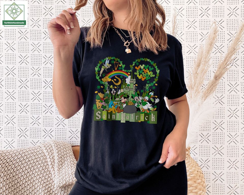 Disneyland St Patricks Day Sweatshirt, Mouse and Friends