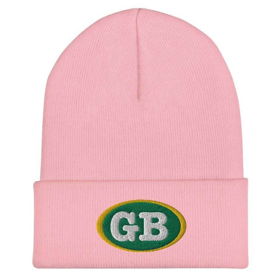 Green Bay GB - Premium Cuffed Beanie -  Wisconsin Football