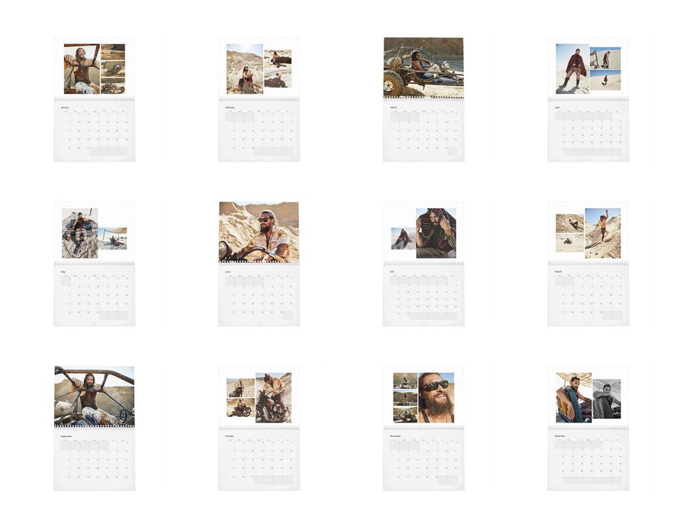 Jason Momoa Vol.2 - 2024 Wall Calendar