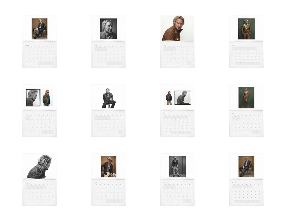Owen Wilson Vol.1 - 2024 Wall Calendar