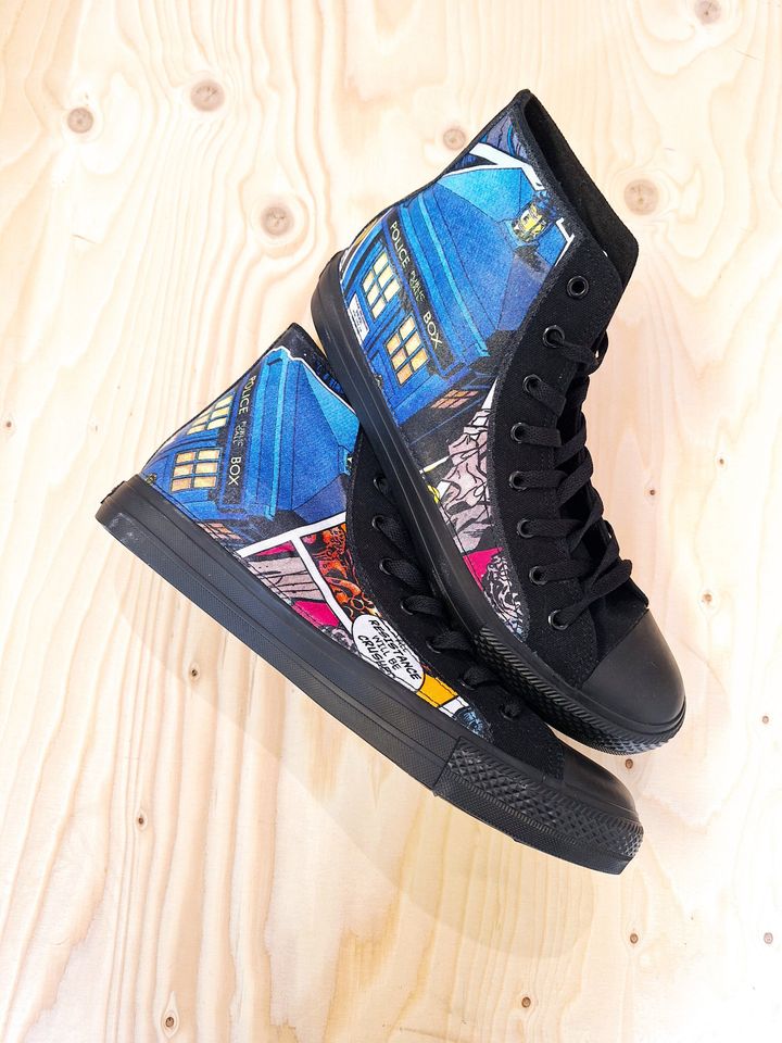 Doctor Who Tardis sneakers