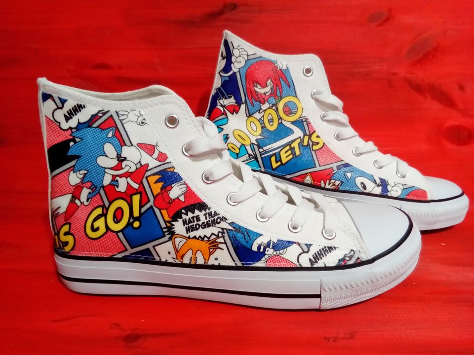 Sonic The Hedgehog Lets Go sneakers