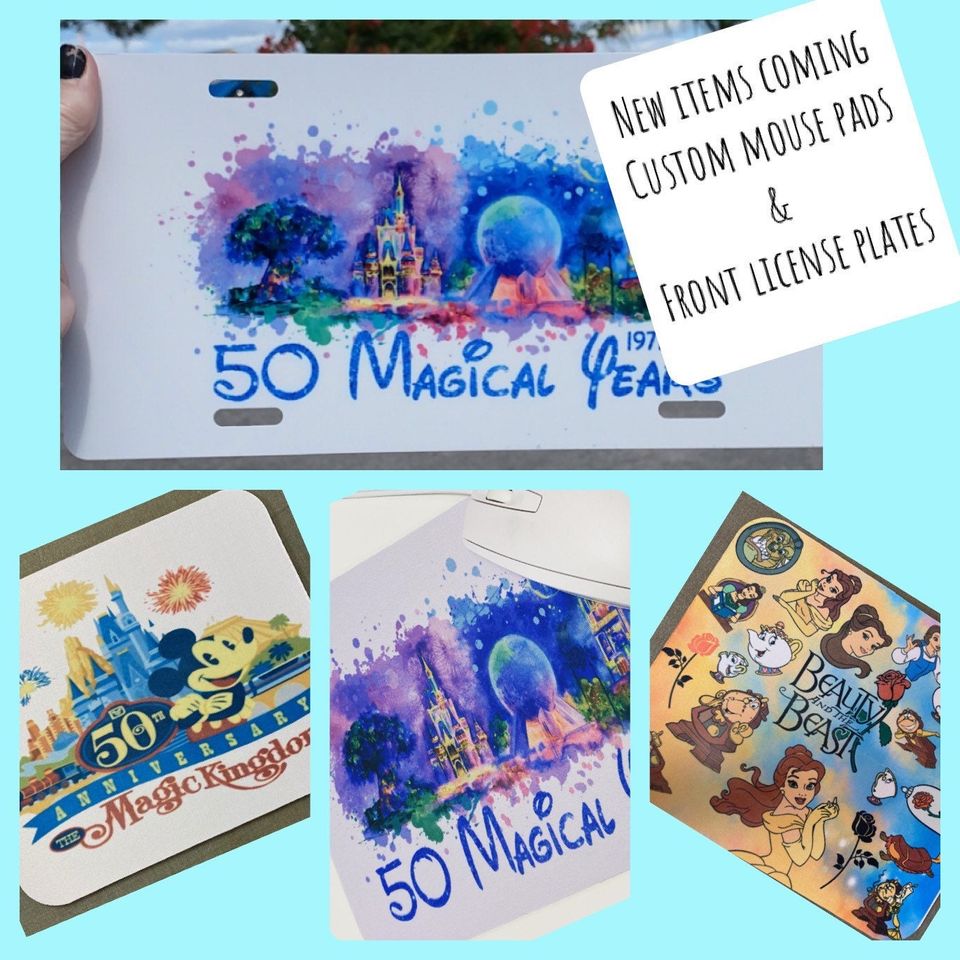 Beauty and the Beast Disney mouse pad