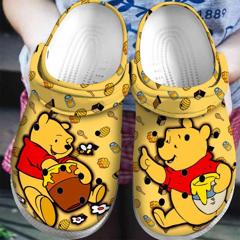 Winnie The Pooh Shoes, Winnie The Pooh Sandals, Pooh Summer Shoes, Pooh Casual Shoes, Pooh Shoes Women, Pooh Bear Adult Shoes
