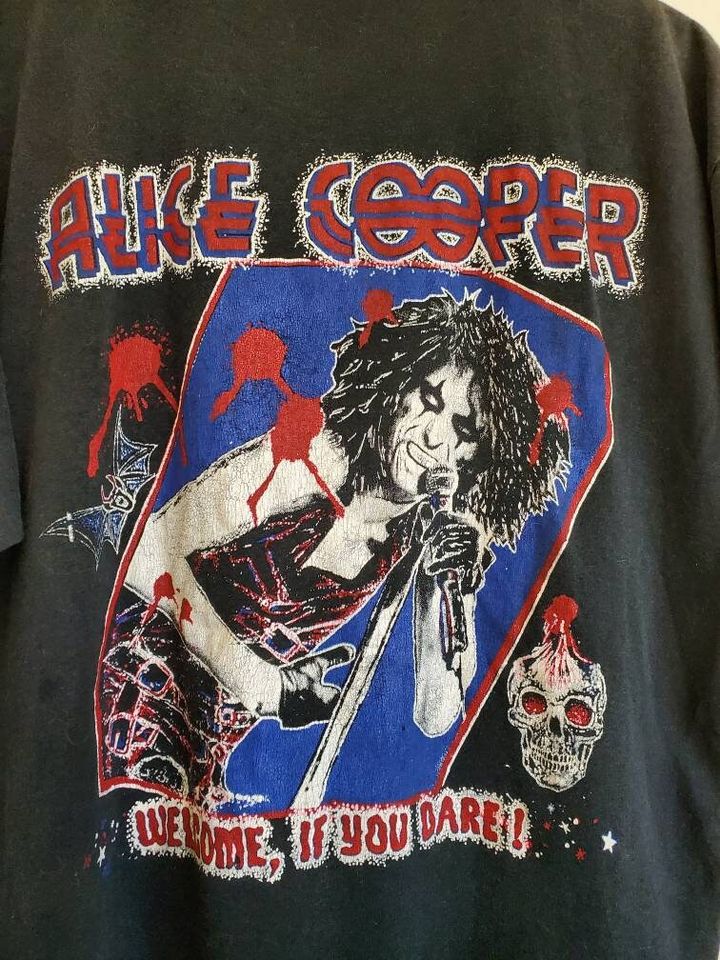 Rare Vintage Alice Cooper Tour Shirt