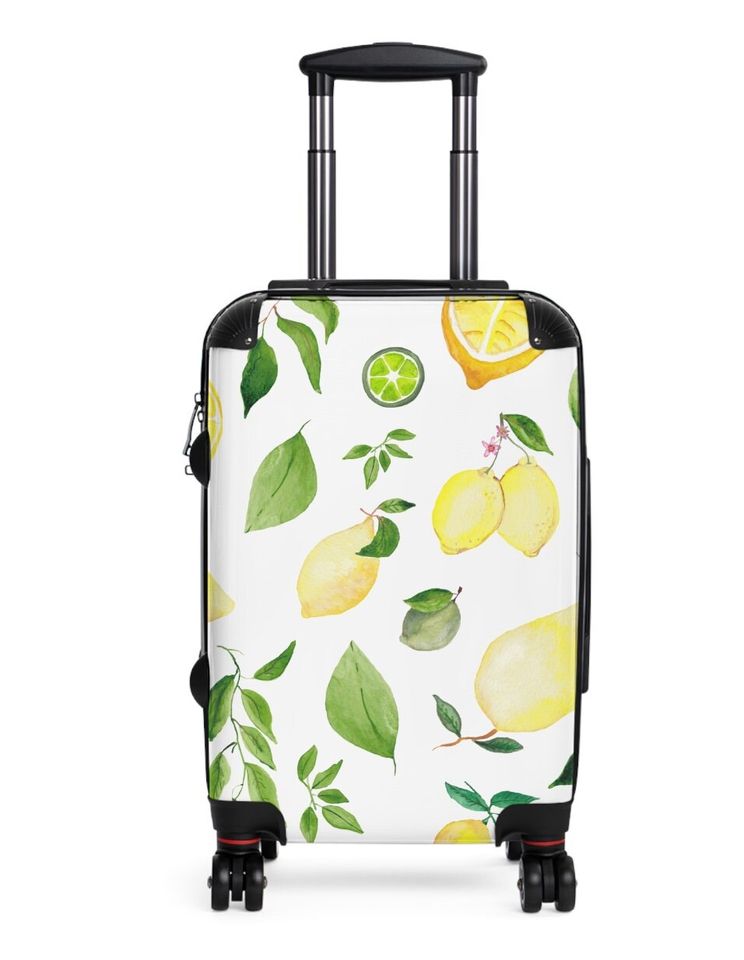 Lemon Theme Luggage, Fruit Merch