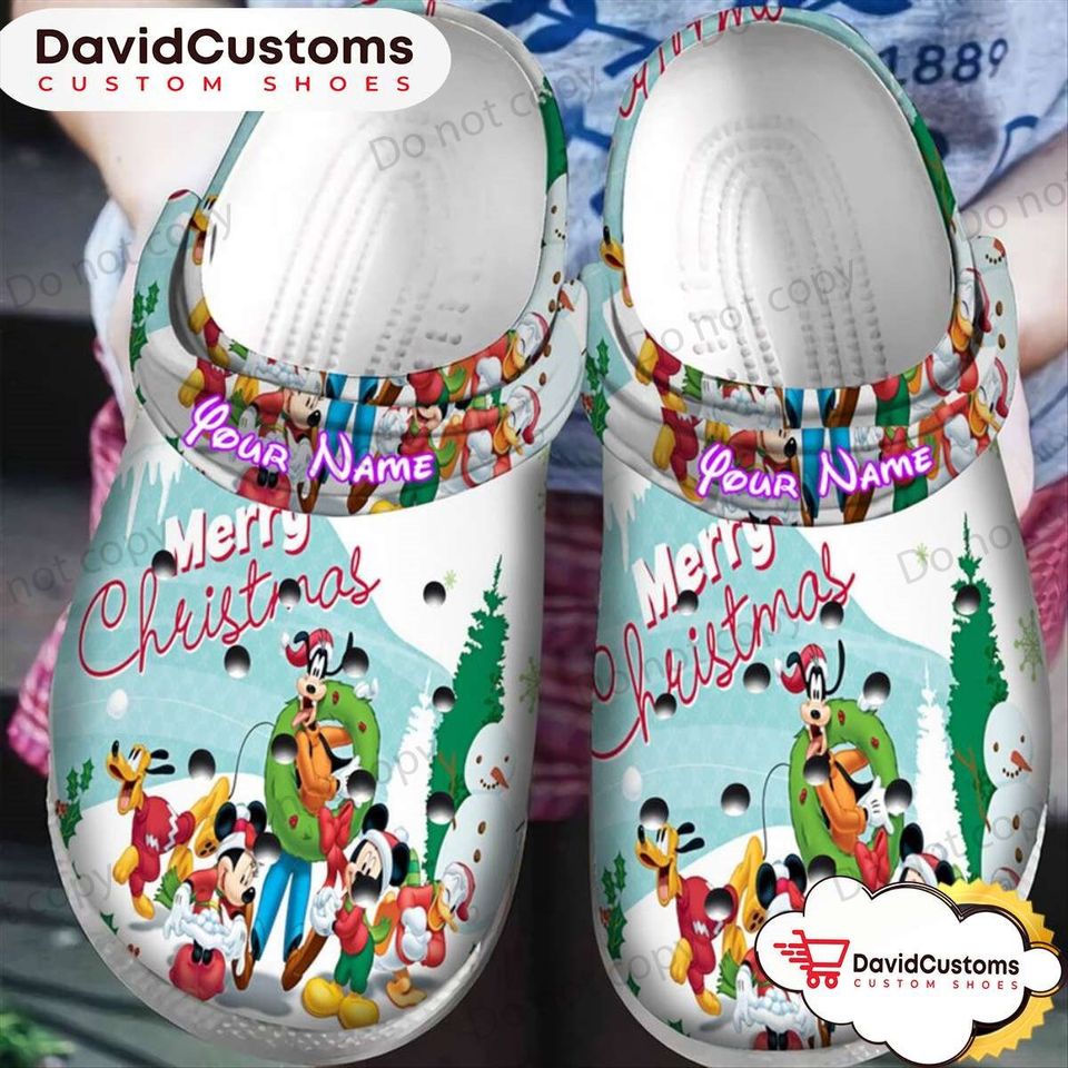 Disney Christmas Mickey & Friends Clogs