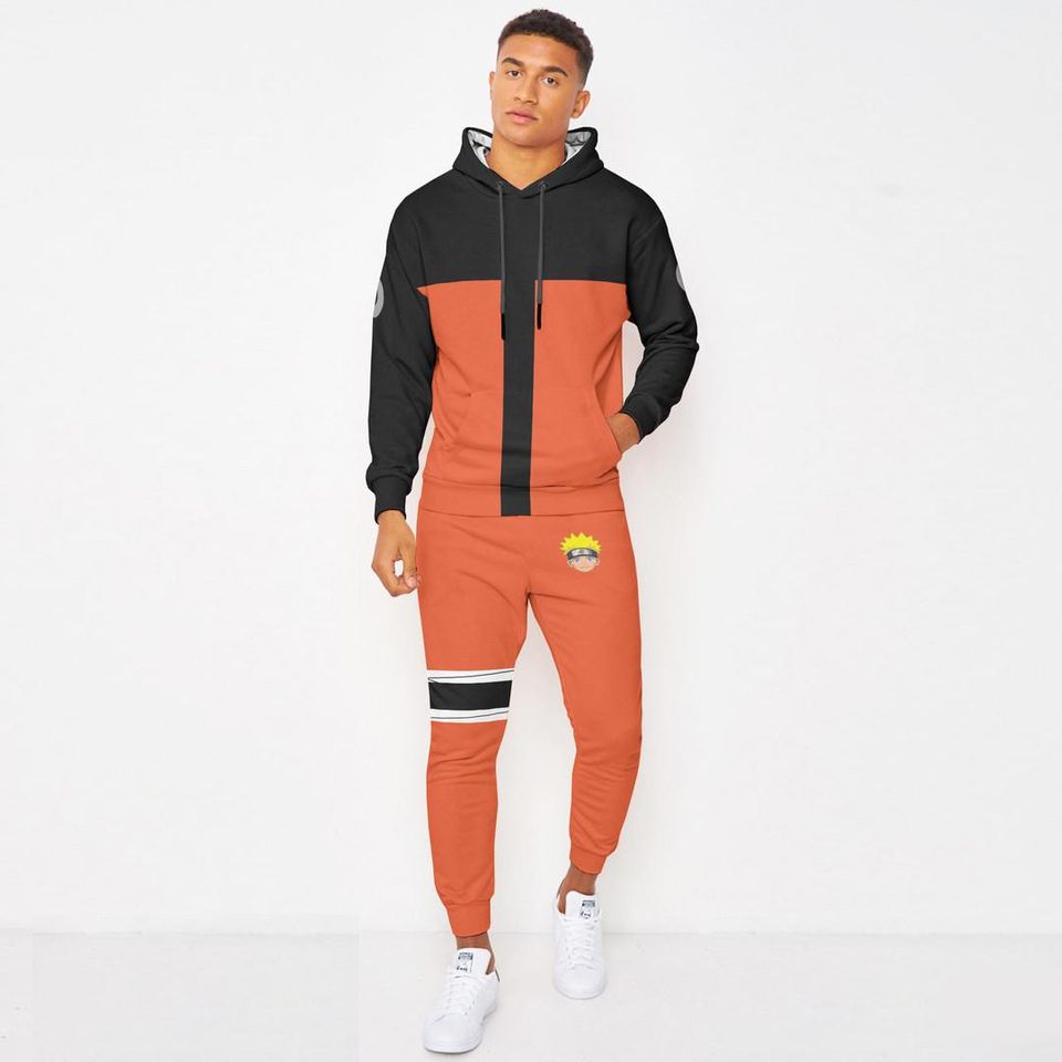 Uzumaki Hoodie And Jogger Set Anime Clothes