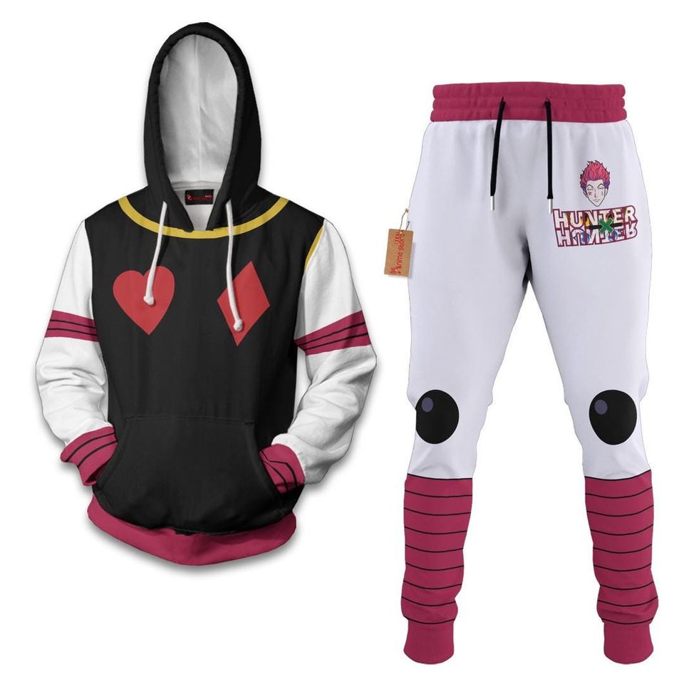 Hisoka Hoodie And Jogger Set Anime Clothes