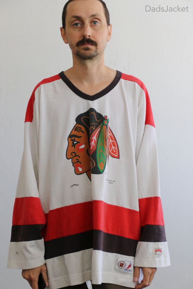 Black Hawks Nutmeg Chelios 90s Jersey XL