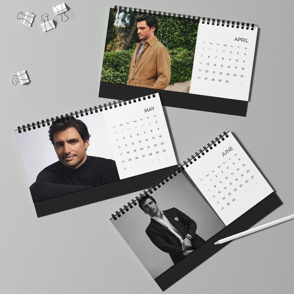 Carlos Sainz - 2026 Desktop Calendar