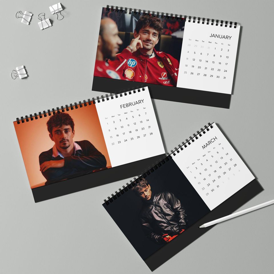 Charles Leclerc - 2026 Desktop Calendar