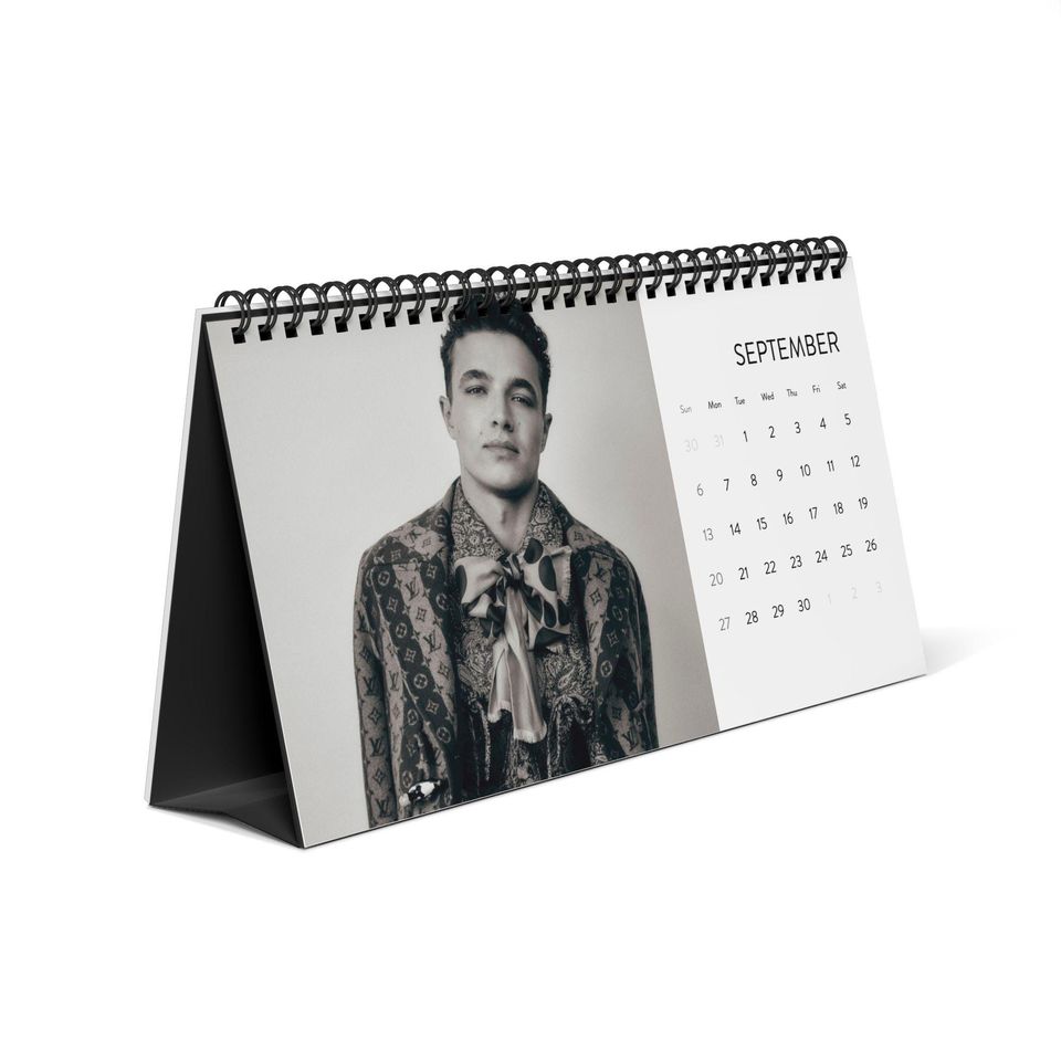 Lando Norris - 2026 Desktop Calendar
