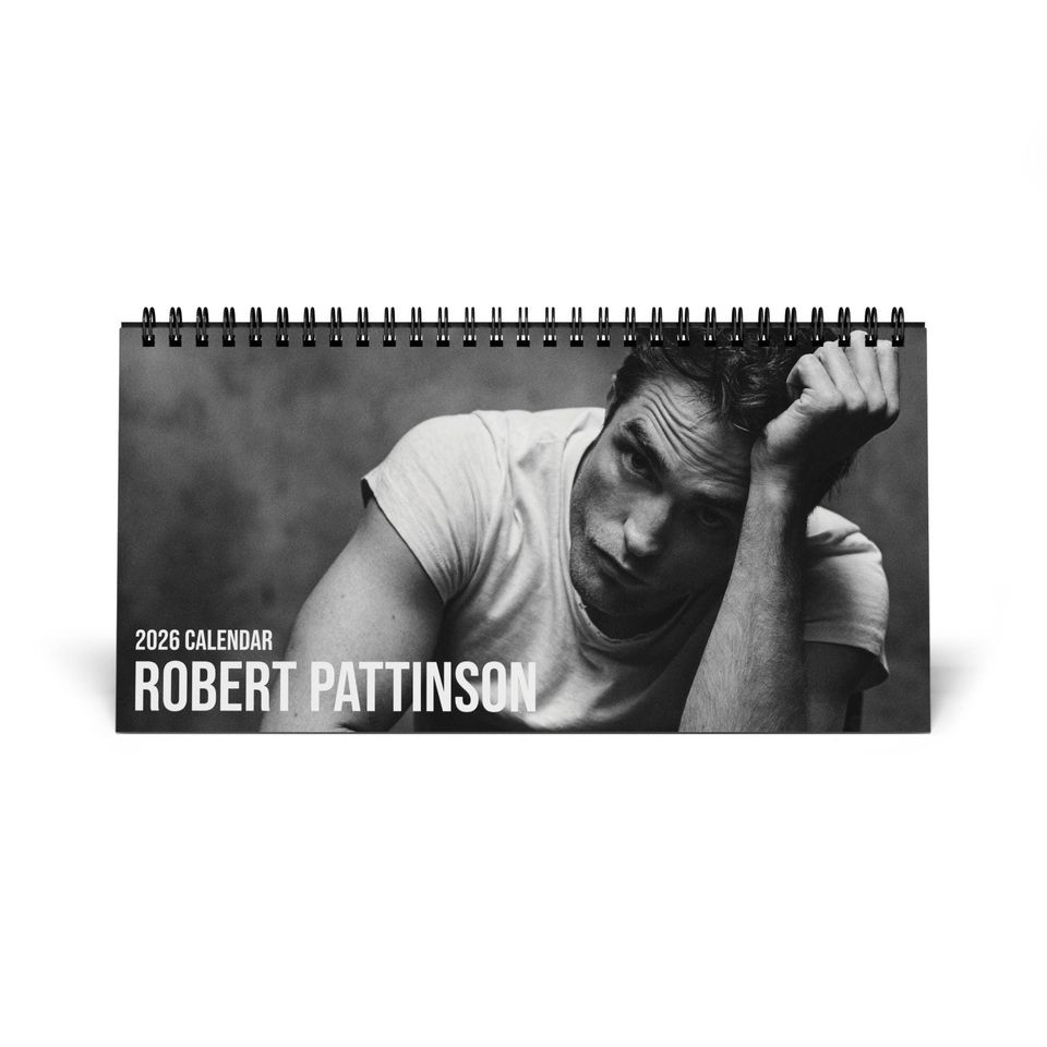 Robert Pattinson - 2026 Desktop Calendar