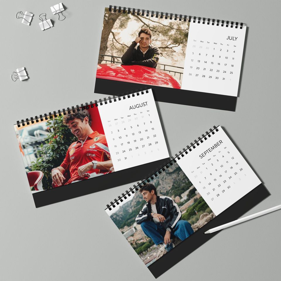 Charles Leclerc - 2026 Desktop Calendar