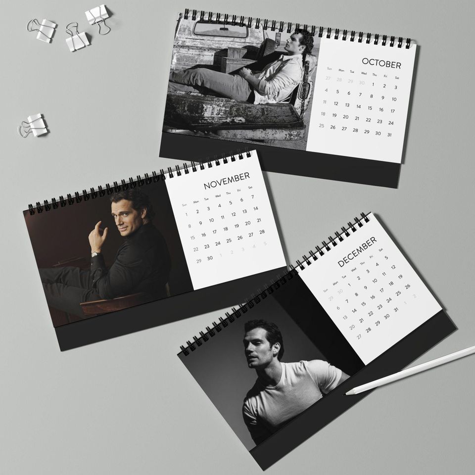 Henry Cavill - 2026 Desktop Calendar